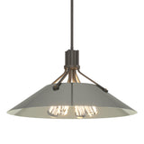 Hubbardton Forge 2017 Dark Smoke Sterling Multi Henry Pendant