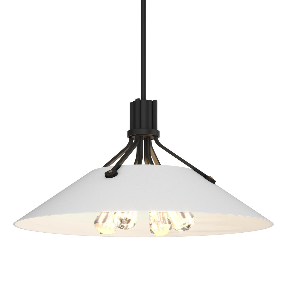 Hubbardton Forge 2017 Black White Multi Henry Pendant