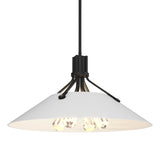 Hubbardton Forge 2017 Black White Multi Henry Pendant