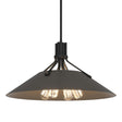 Hubbardton Forge 2017 Black Dark Smoke Multi Henry Pendant