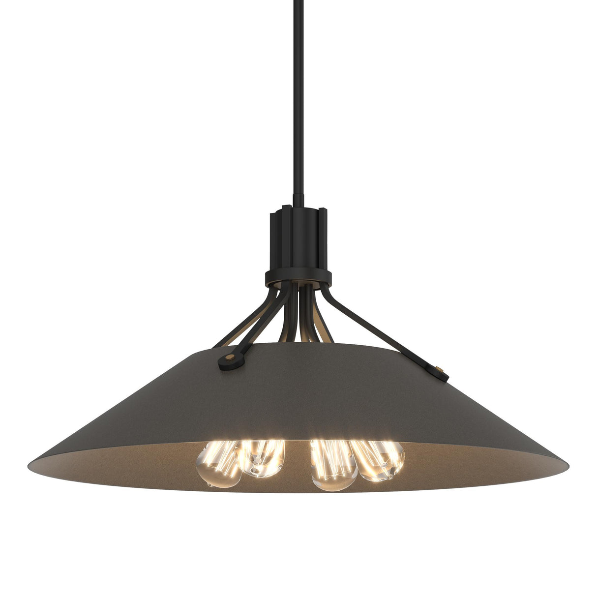 Hubbardton Forge 2017 Black Dark Smoke Multi Henry Pendant