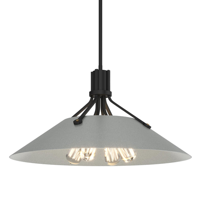 Hubbardton Forge 2017 Black Vintage Platinum Multi Henry Pendant