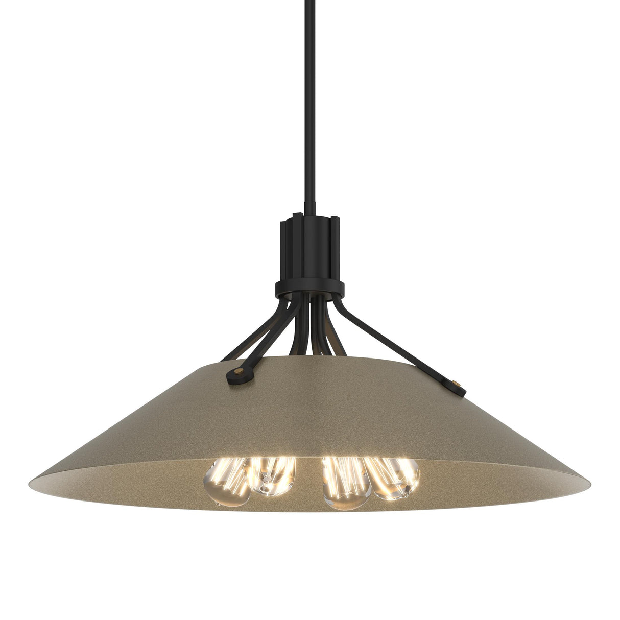 Hubbardton Forge 2017 Black Soft Gold Multi Henry Pendant