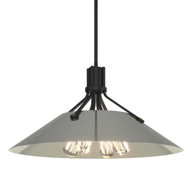 Hubbardton Forge 2017 Black Sterling Multi Henry Pendant