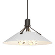 Hubbardton Forge 2017 Oil Rubbed Bronze White Multi Henry Pendant