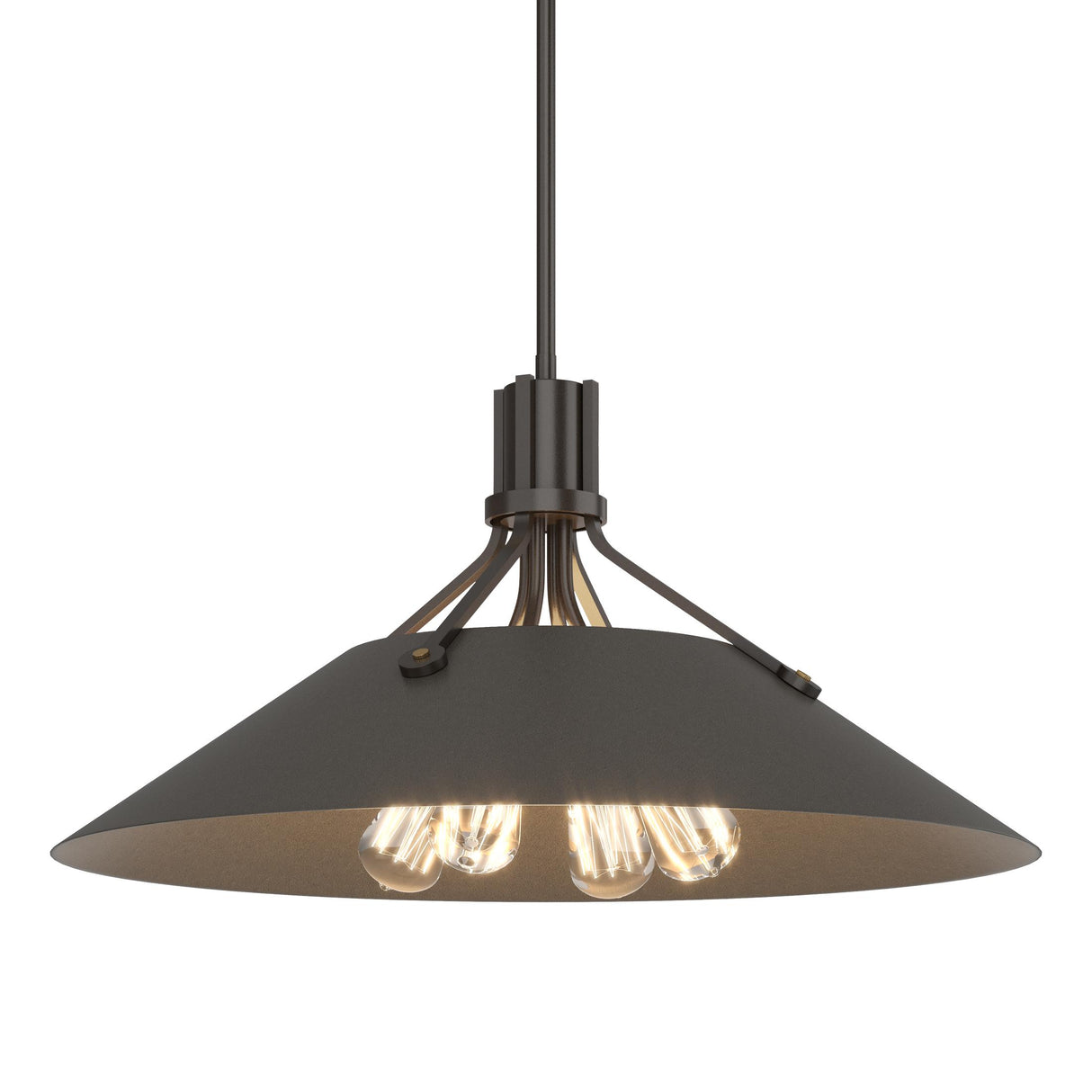Hubbardton Forge 2017 Oil Rubbed Bronze Dark Smoke Multi Henry Pendant