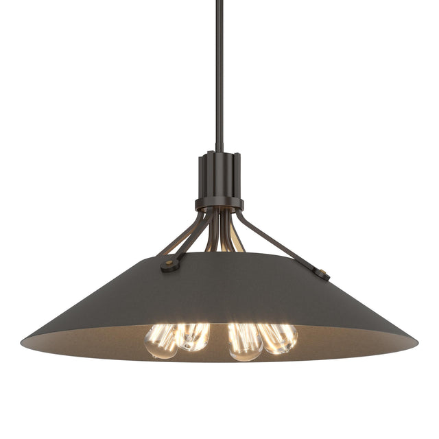 Hubbardton Forge 2017 Oil Rubbed Bronze Dark Smoke Multi Henry Pendant