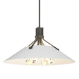 Hubbardton Forge 2017 Natural Iron White Multi Henry Pendant