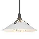 Hubbardton Forge 2017 Natural Iron White Multi Henry Pendant