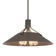 Hubbardton Forge 2017 Natural Iron Bronze Multi Henry Pendant