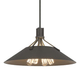 Hubbardton Forge 2017 Natural Iron Dark Smoke Multi Henry Pendant
