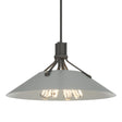 Hubbardton Forge 2017 Natural Iron Vintage Platinum Multi Henry Pendant