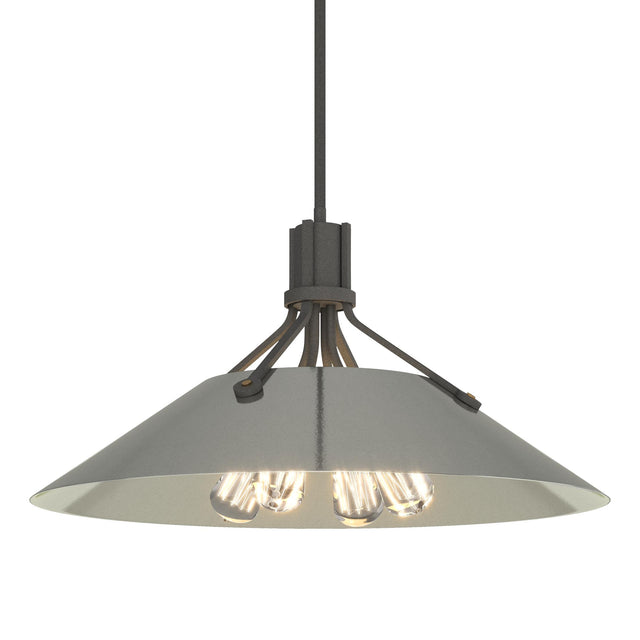 Hubbardton Forge 2017 Natural Iron Sterling Multi Henry Pendant