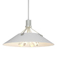 Hubbardton Forge 2017 Vintage Platinum White Multi Henry Pendant
