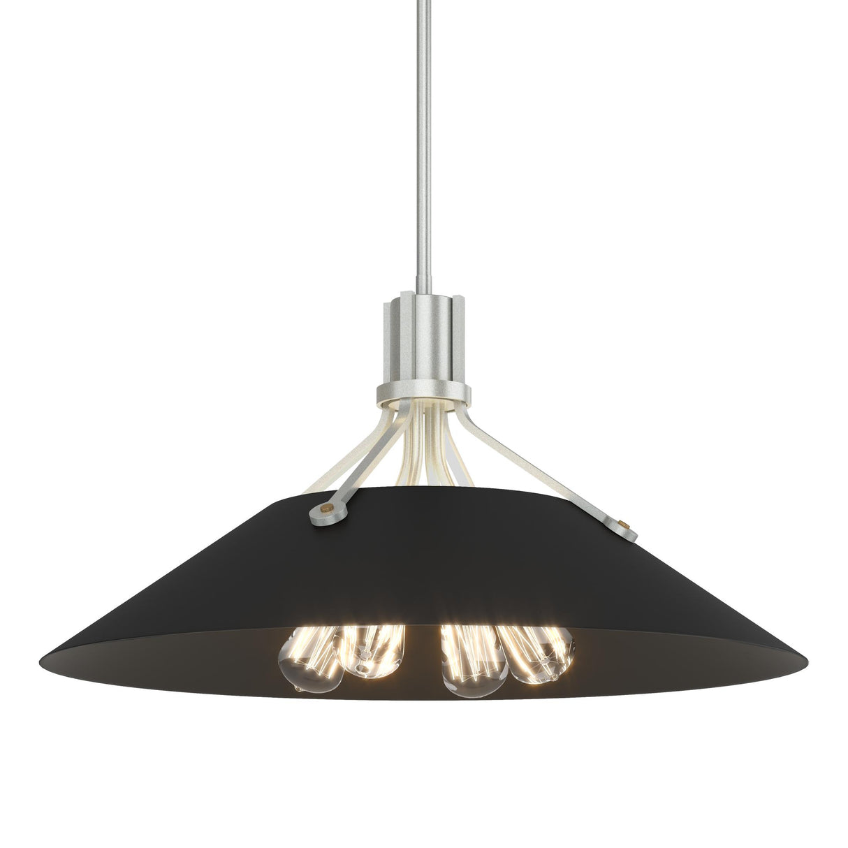 Hubbardton Forge 2017 Vintage Platinum Black Multi Henry Pendant