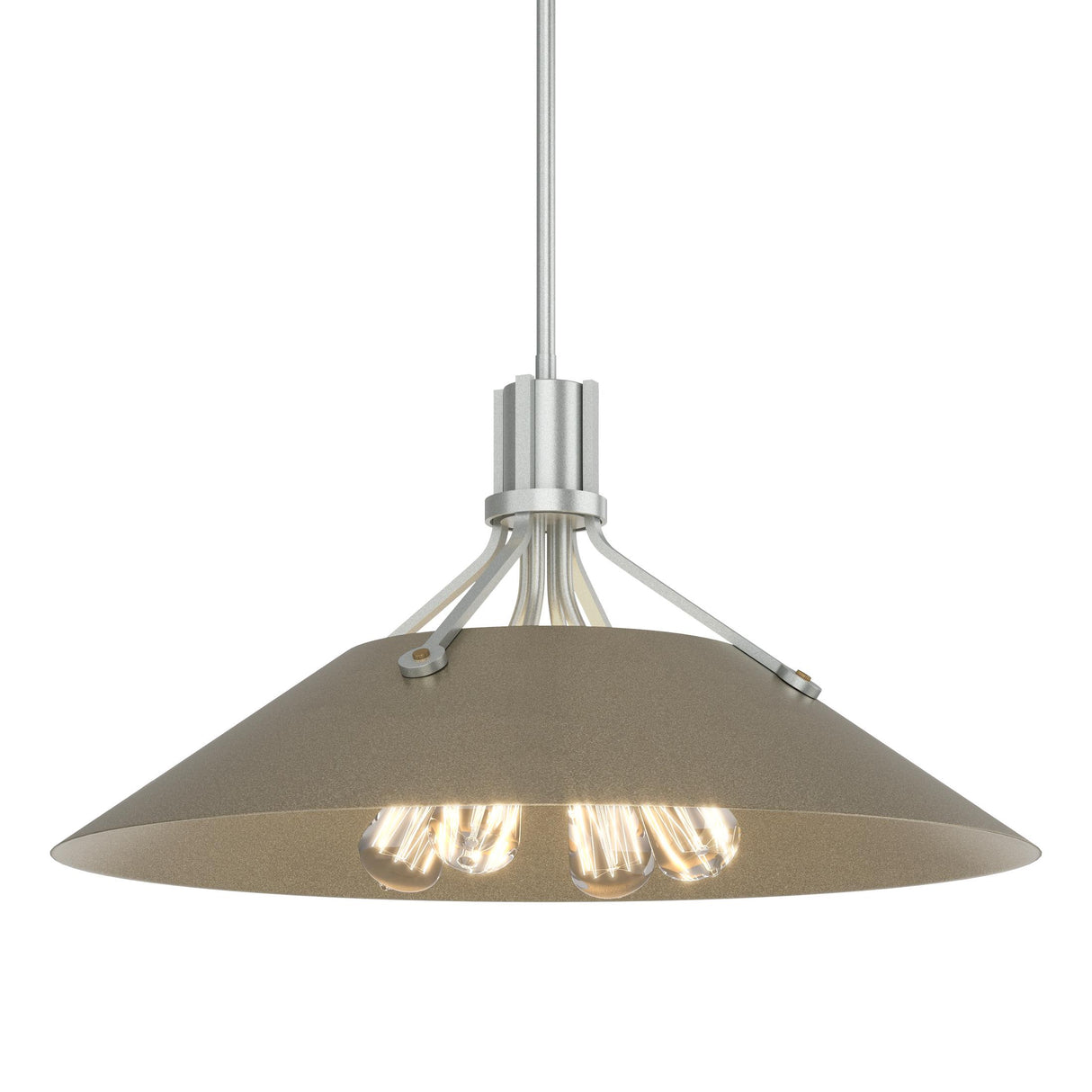 Hubbardton Forge 2017 Vintage Platinum Soft Gold Multi Henry Pendant