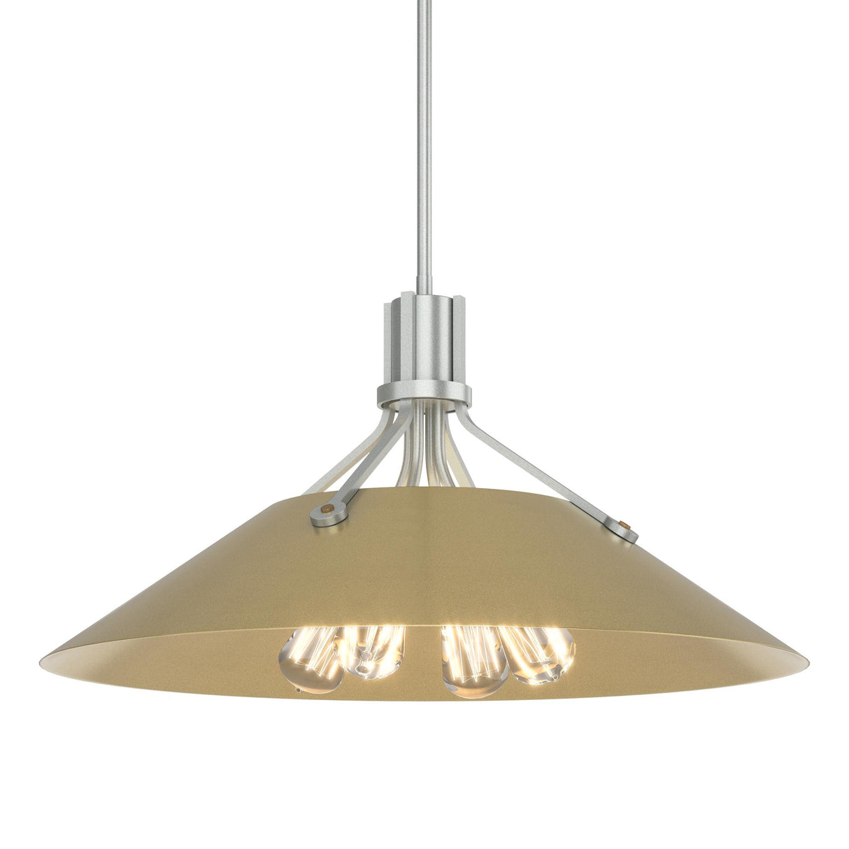 Hubbardton Forge 2017 Vintage Platinum Modern Brass Multi Henry Pendant