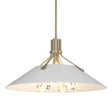 Hubbardton Forge 2017 Soft Gold White Multi Henry Pendant