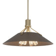 Hubbardton Forge 2017 Soft Gold Bronze Multi Henry Pendant