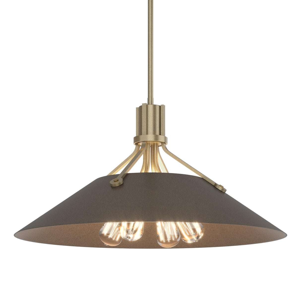 Hubbardton Forge 2017 Soft Gold Bronze Multi Henry Pendant