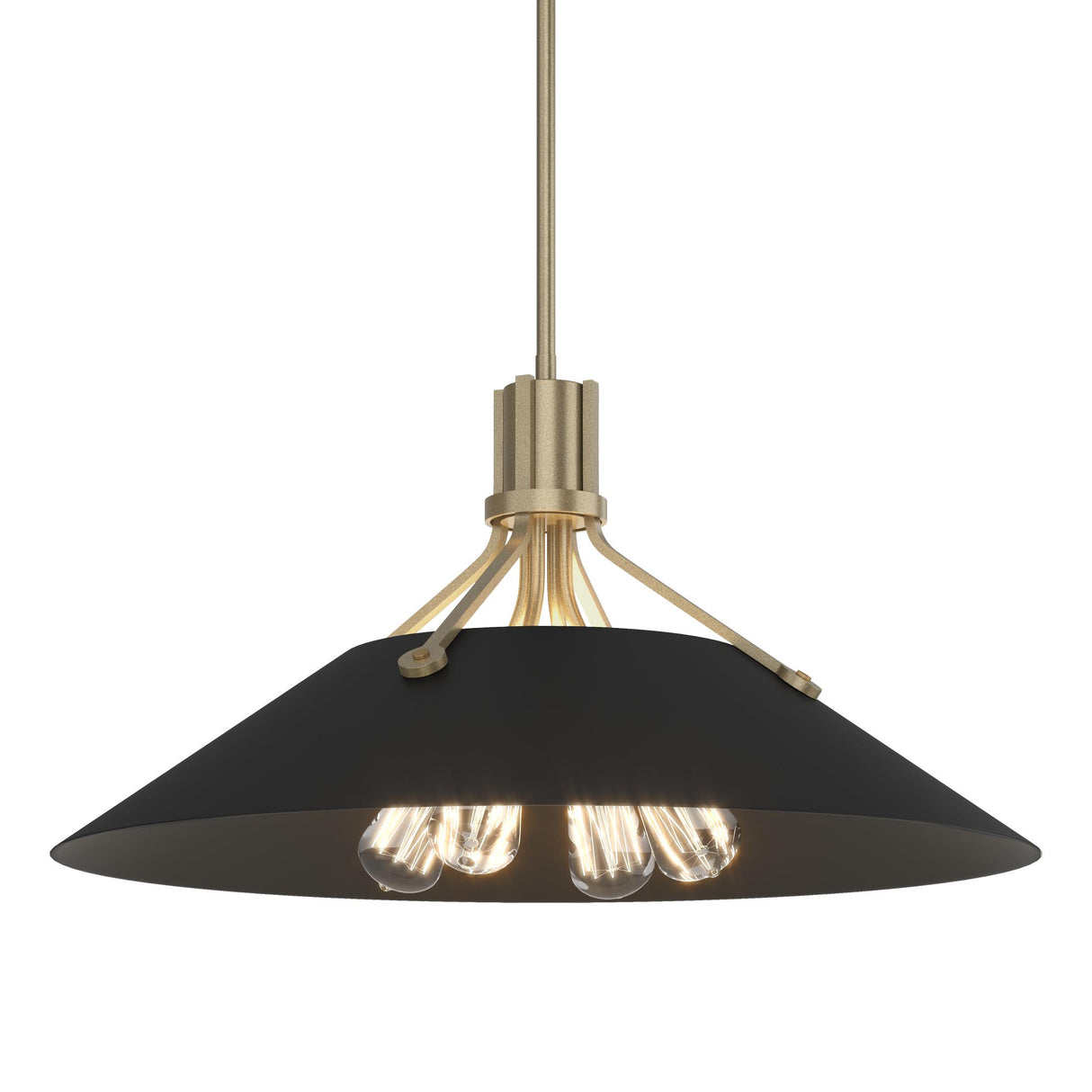 Hubbardton Forge 2017 Soft Gold Black Multi Henry Pendant