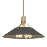 Hubbardton Forge 2017 Soft Gold Natural Iron Multi Henry Pendant