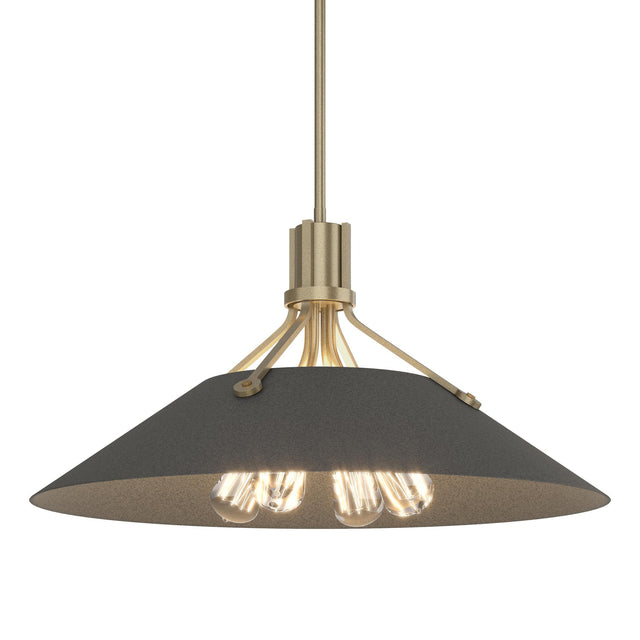 Hubbardton Forge 2017 Soft Gold Natural Iron Multi Henry Pendant