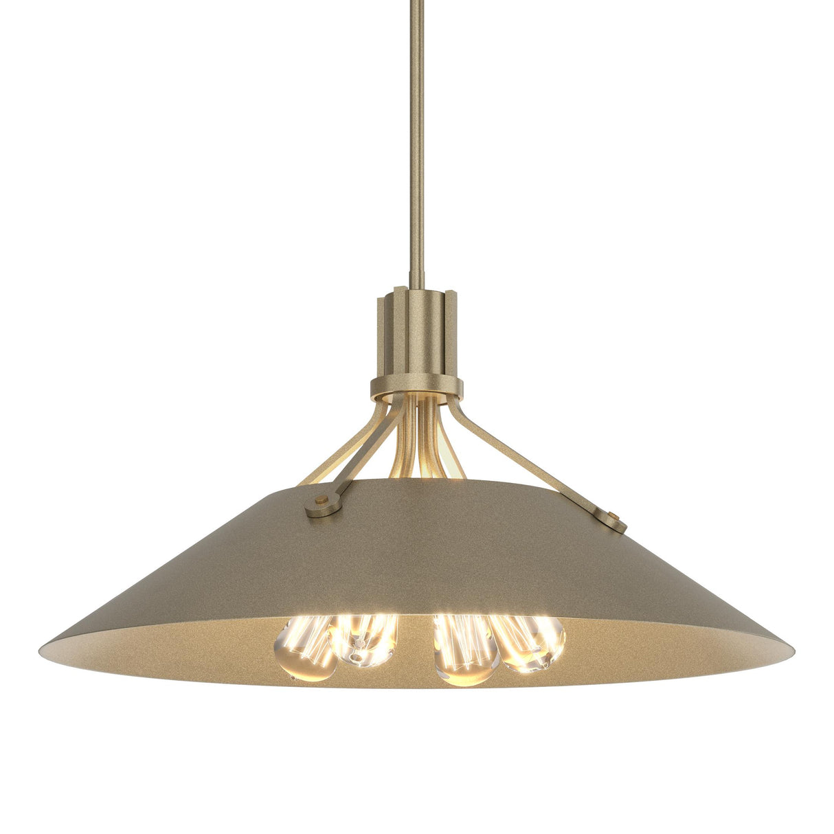 Hubbardton Forge 2017 Soft Gold Soft Gold Multi Henry Pendant