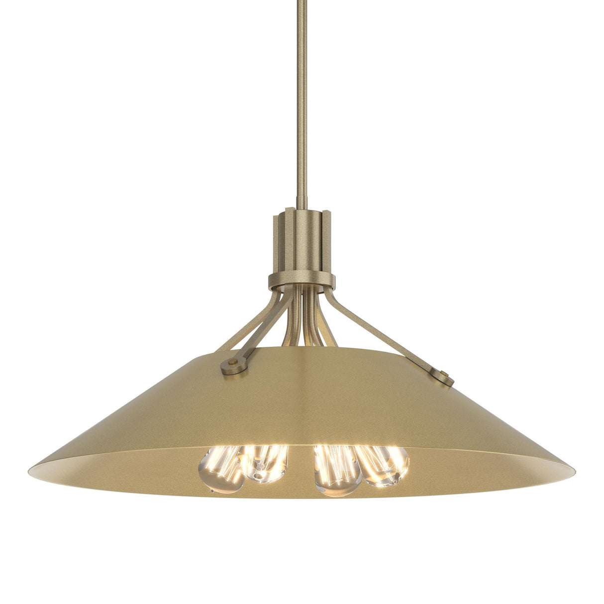 Hubbardton Forge 2017 Soft Gold Modern Brass Multi Henry Pendant