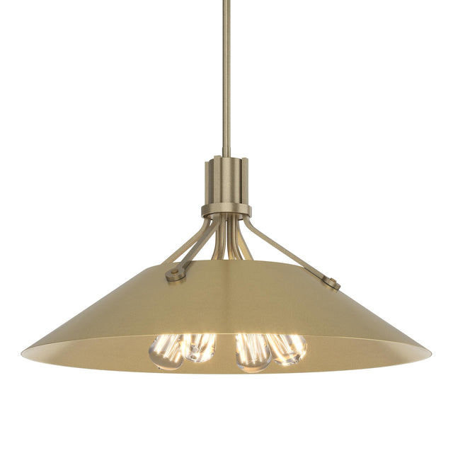 Hubbardton Forge 2017 Soft Gold Modern Brass Multi Henry Pendant
