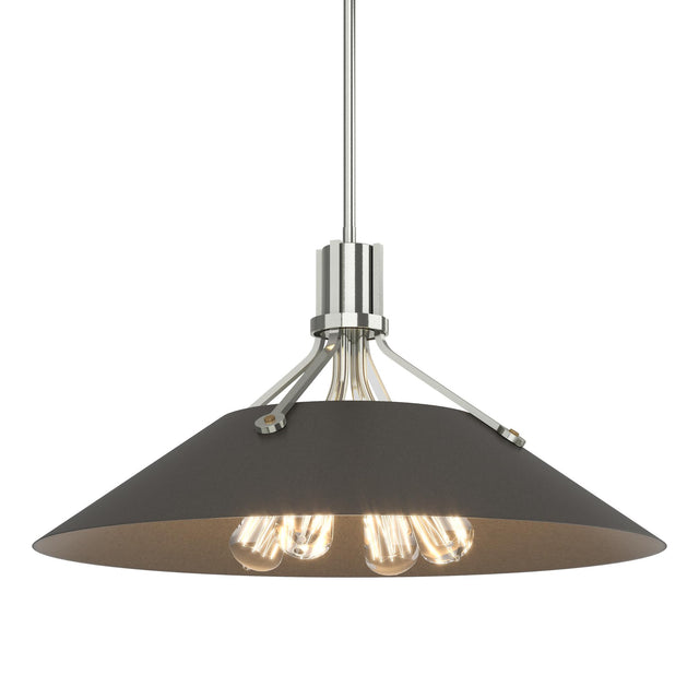 Hubbardton Forge 2017 Sterling Dark Smoke Multi Henry Pendant