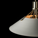 Hubbardton Forge 2017 Modern Brass White Multi Henry Pendant