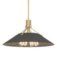 Hubbardton Forge 2017 Modern Brass Natural Iron Multi Henry Pendant