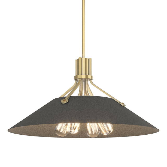 Hubbardton Forge 2017 Modern Brass Natural Iron Multi Henry Pendant