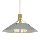 Hubbardton Forge 2017 Modern Brass Vintage Platinum Multi Henry Pendant