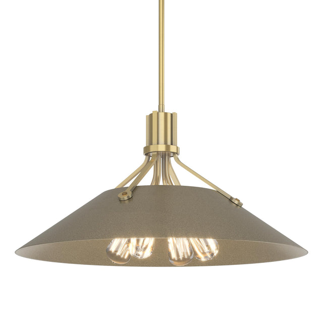 Hubbardton Forge 2017 Modern Brass Soft Gold Multi Henry Pendant