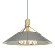 Hubbardton Forge 2017 Modern Brass Sterling Multi Henry Pendant