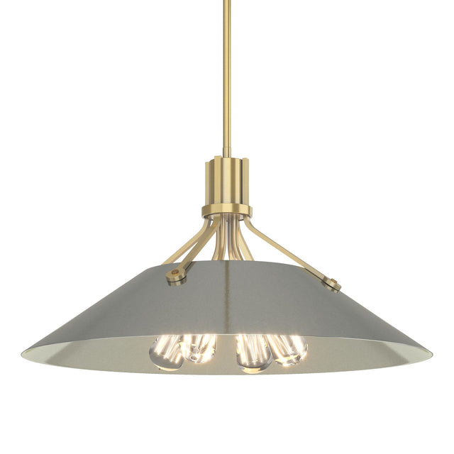 Hubbardton Forge 2017 Modern Brass Sterling Multi Henry Pendant