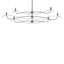 Hubbardton Forge 2021 Oil Rubbed Bronze Multi Willow 6-Light Large Chandelier