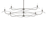 Hubbardton Forge 2021 Natural Iron Multi Willow 6-Light Large Chandelier