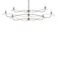 Hubbardton Forge 2021 Natural Iron Multi Willow 6-Light Large Chandelier