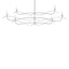 Hubbardton Forge 2021 Sterling Multi Willow 6-Light Large Chandelier