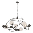 Hubbardton Forge 2021 Dark Smoke Opaline Glass (WF) Sprig Circular Pendant