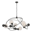 Hubbardton Forge 2021 Natural Iron Opaline Glass (WF) Sprig Circular Pendant