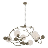 Hubbardton Forge 2021 Soft Gold Opaline Glass (WF) Sprig Circular Pendant