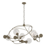 Hubbardton Forge 2021 Soft Gold Water Glass (LL) Sprig Circular Pendant