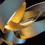 Hubbardton Forge 2012 Dark Smoke Clear Glass with Frosted Diffuser (YE) Multi Corona Pendant