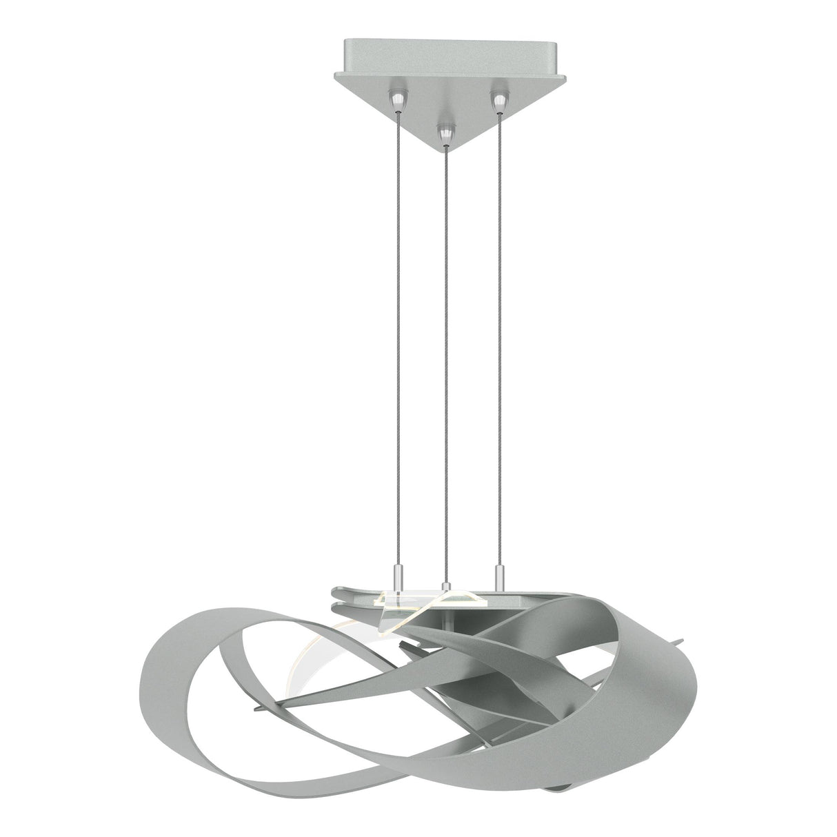 Hubbardton Forge 2015 Vintage Platinum Standard Flux LED Pendant