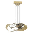 Hubbardton Forge 2015 Modern Brass Standard Flux LED Pendant