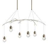 Hubbardton Forge 2018 Soft Gold Clear Glass (ZM) Long Kiwi Pendant